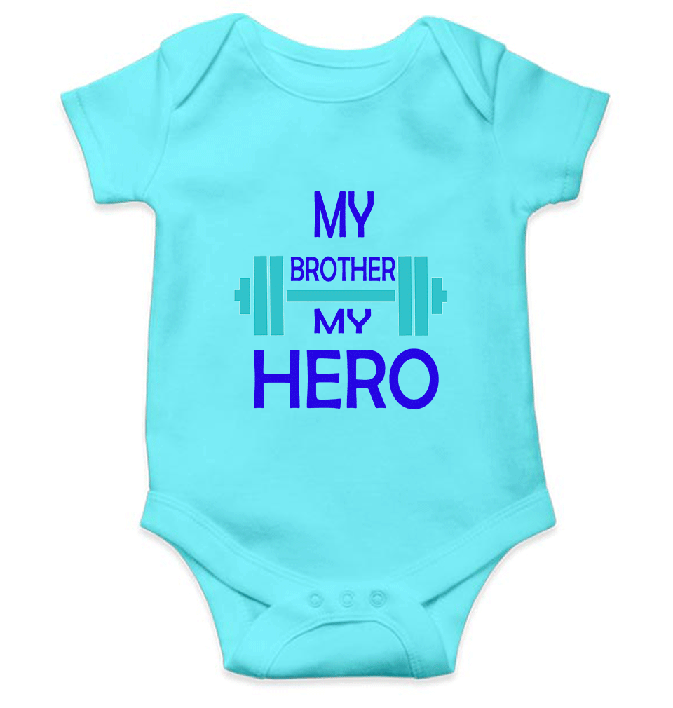 My Brother My Hero Rompers for Baby Boy- KidsFashionVilla