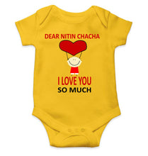 Load image into Gallery viewer, Custom Name I love My Chacha So Much Rompers for Baby Boy- KidsFashionVilla
