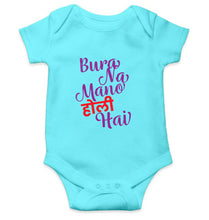 Load image into Gallery viewer, Bura Na Mano Holi Hai Rompers for Baby Boy - KidsFashionVilla
