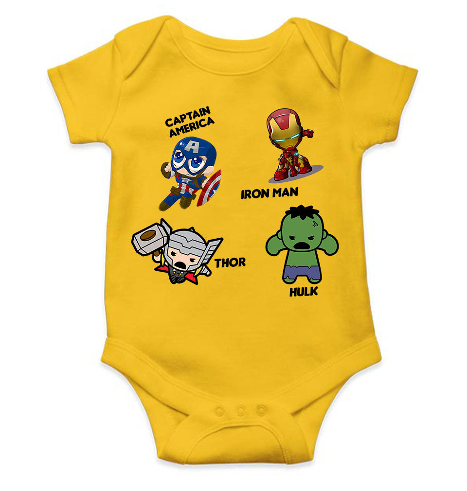 Super Heros Rompers for Baby Boy- KidsFashionVilla