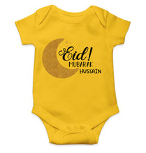 Load image into Gallery viewer, Custom Name Eid Mubaarak Rompers for Baby Boy- KidsFashionVilla
