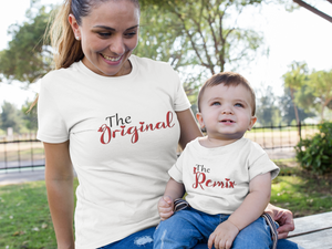 The Original Mother And Son White Matching T-Shirt- KidsFashionVilla