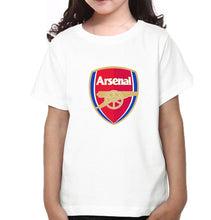 Load image into Gallery viewer, Arsenal Half Sleeves T-Shirt For Girls -KidsFashionVilla
