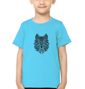 WOLF Half Sleeves T-Shirt for Boy-KidsFashionVilla