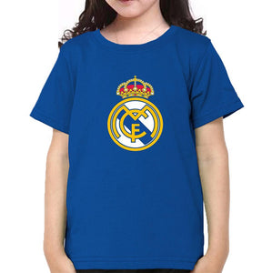 Real Madrid Half Sleeves T-Shirt For Girls -KidsFashionVilla