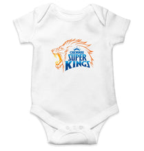 Load image into Gallery viewer, IPL CSK  Chennai SuperKings Rompers for Baby Girl- KidsFashionVilla
