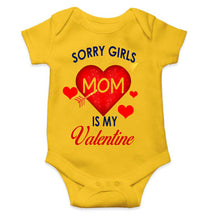 Load image into Gallery viewer, Sorry Girls Mom Is My Valentine Rompers for Baby Boy- KidsFashionVilla
