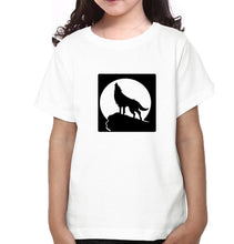 Load image into Gallery viewer, WOLF Half Sleeves T-Shirt For Girls -KidsFashionVilla
