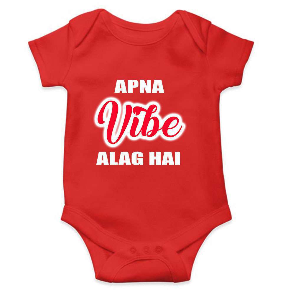 Apna Vibe Alag Hai Rompers for Baby Boy- KidsFashionVilla