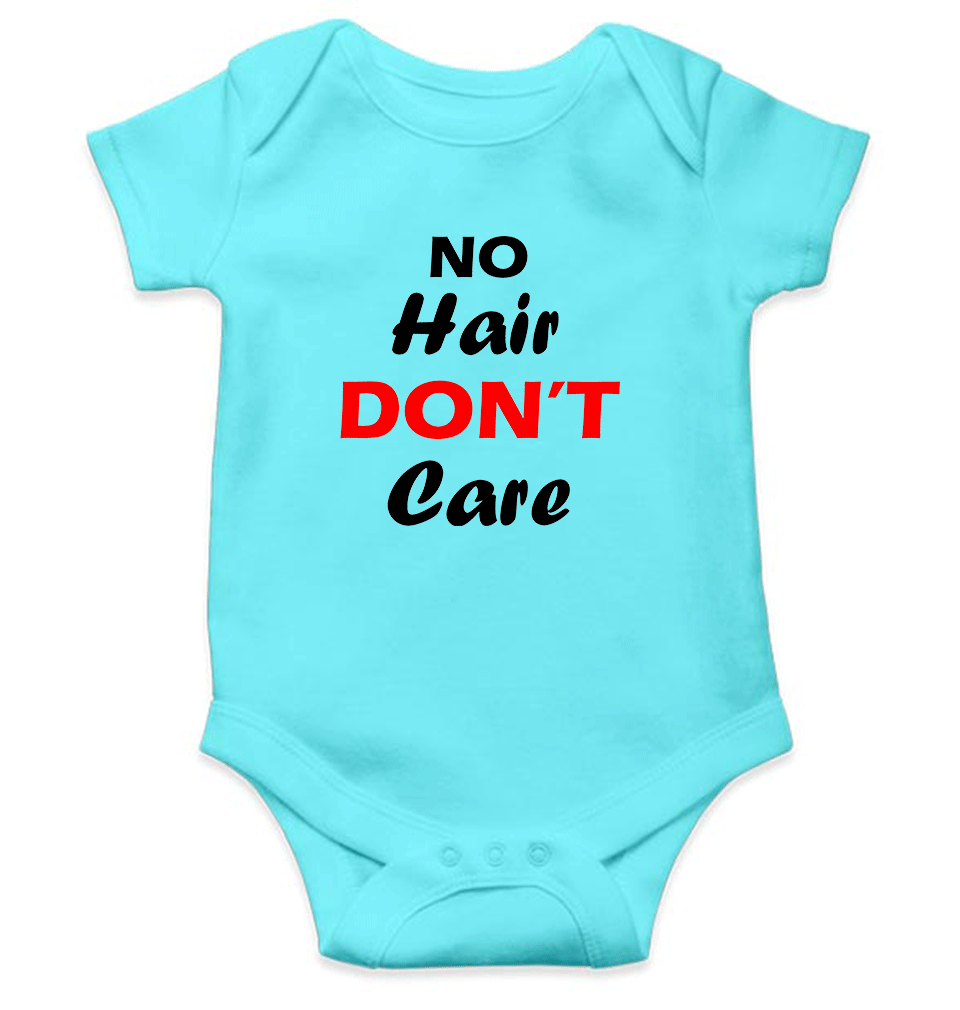 No Hair Dont Care Rompers for Baby Boy- KidsFashionVilla