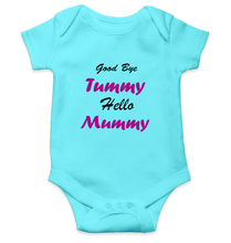 Load image into Gallery viewer, Good Bye Tummy Hello Mummy Rompers for Baby Girl- KidsFashionVilla
