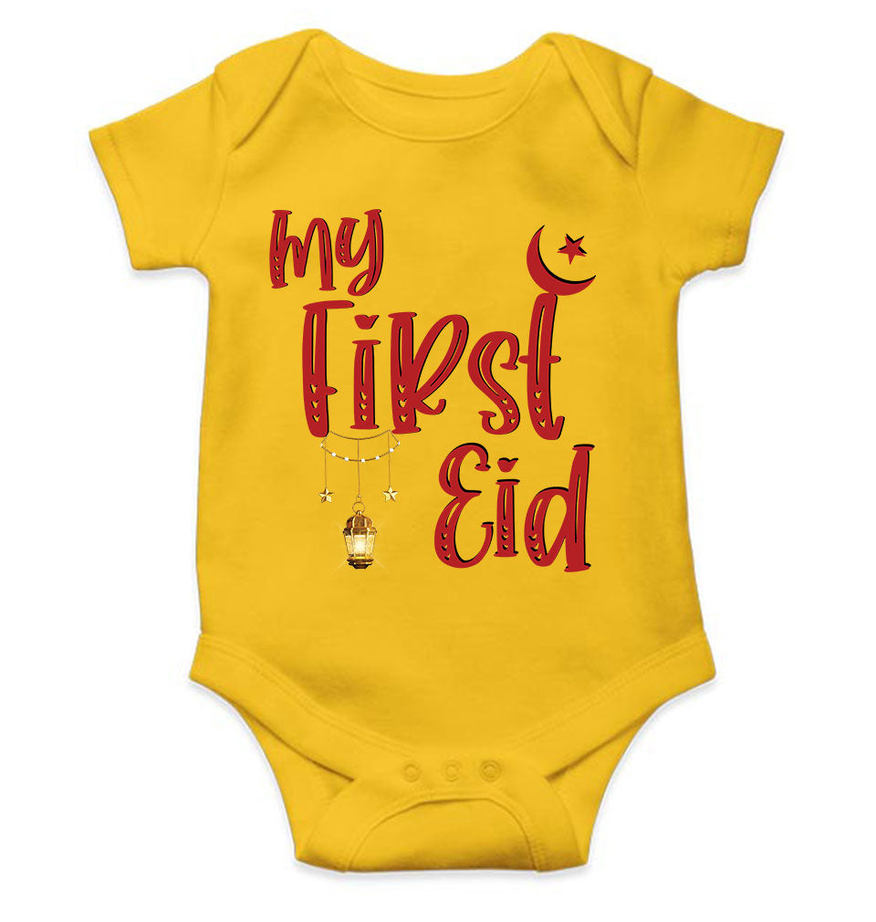 My First Eid Rompers for Baby Boy- KidsFashionVilla