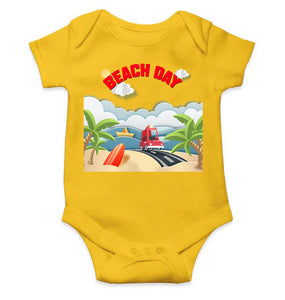 Beach Day Rompers for Baby Girl- KidsFashionVilla