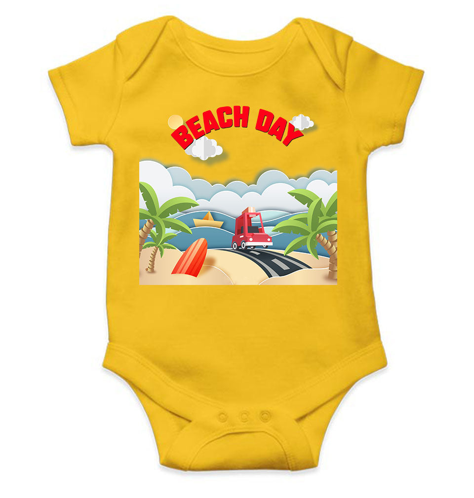 Beach Day Rompers for Baby Boy- KidsFashionVilla