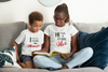 He Got It From Me Mother And Son White Matching T-Shirt- KidsFashionVilla