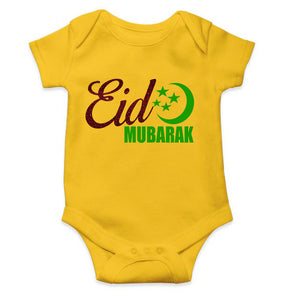Eid Mubarak Rompers for Baby Girl- KidsFashionVilla