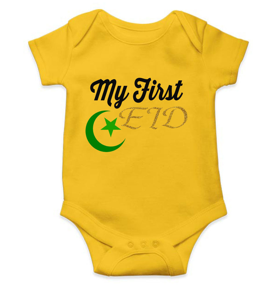 My 1st Eid Rompers for Baby Boy- KidsFashionVilla