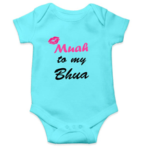 Load image into Gallery viewer, Muah To My Bhua Rompers for Baby Boy- KidsFashionVilla
