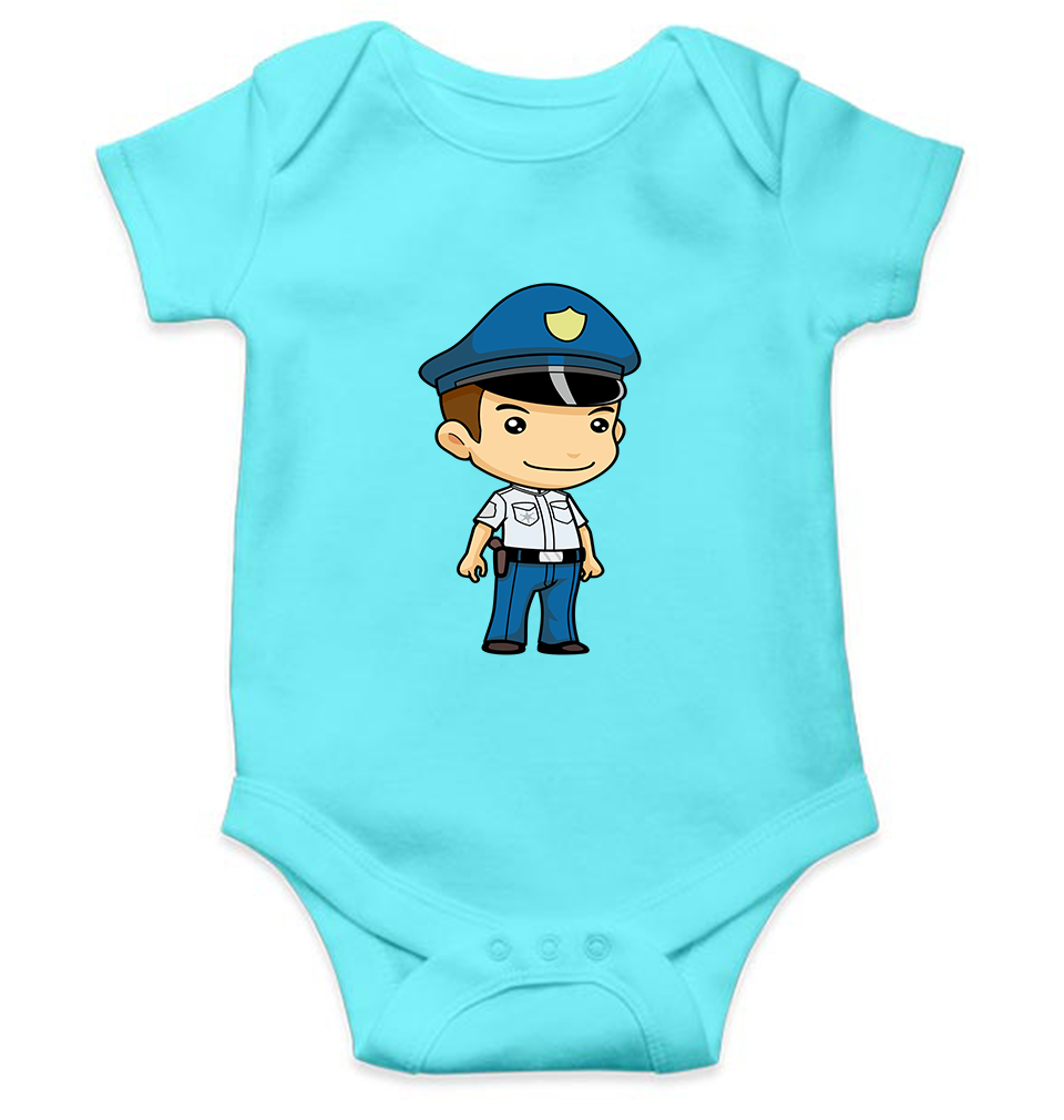 Future Police Rompers for Baby Girl- KidsFashionVilla