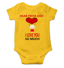 Load image into Gallery viewer, Custom Name I love My Didi So Much Rompers for Baby Girl- KidsFashionVilla
