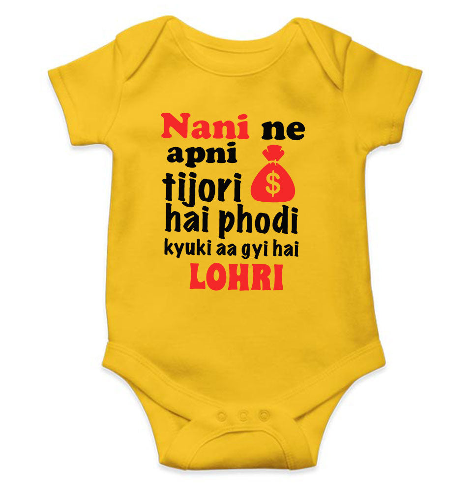 Nani Ki Tijori Lohri Rompers for Baby Boy- KidsFashionVilla