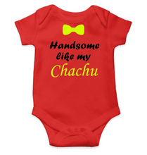 Load image into Gallery viewer, Handsome Like My Chachu Rompers for Baby Boy - KidsFashionVilla
