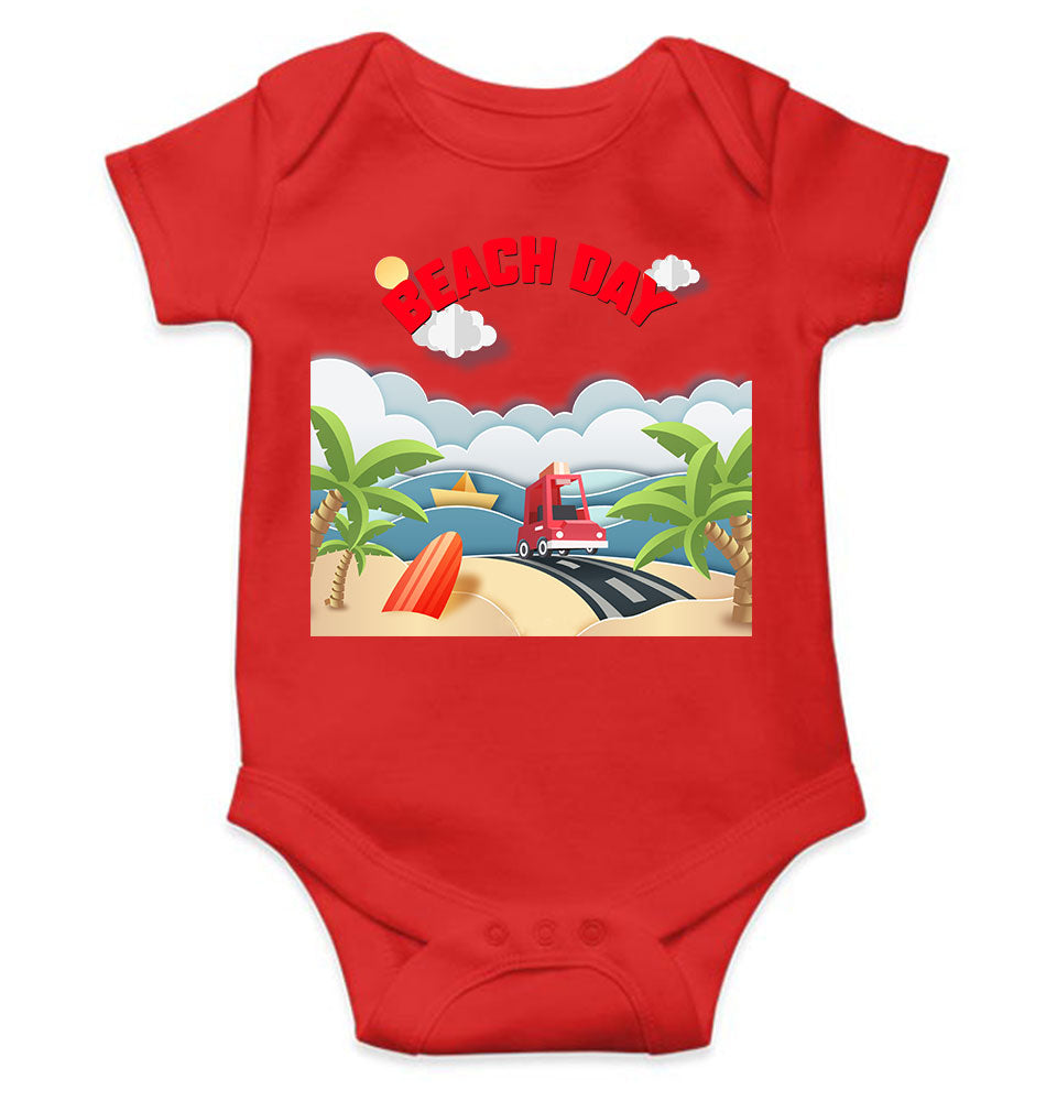 Beach Day Rompers for Baby Boy- KidsFashionVilla