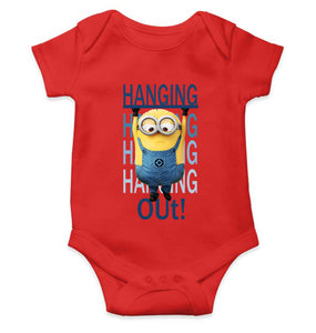 Hanging Out Minion Rompers for Baby Boy- KidsFashionVilla