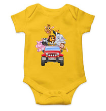 Load image into Gallery viewer, Jungle Jeep Cartoon Rompers for Baby Boy- KidsFashionVilla
