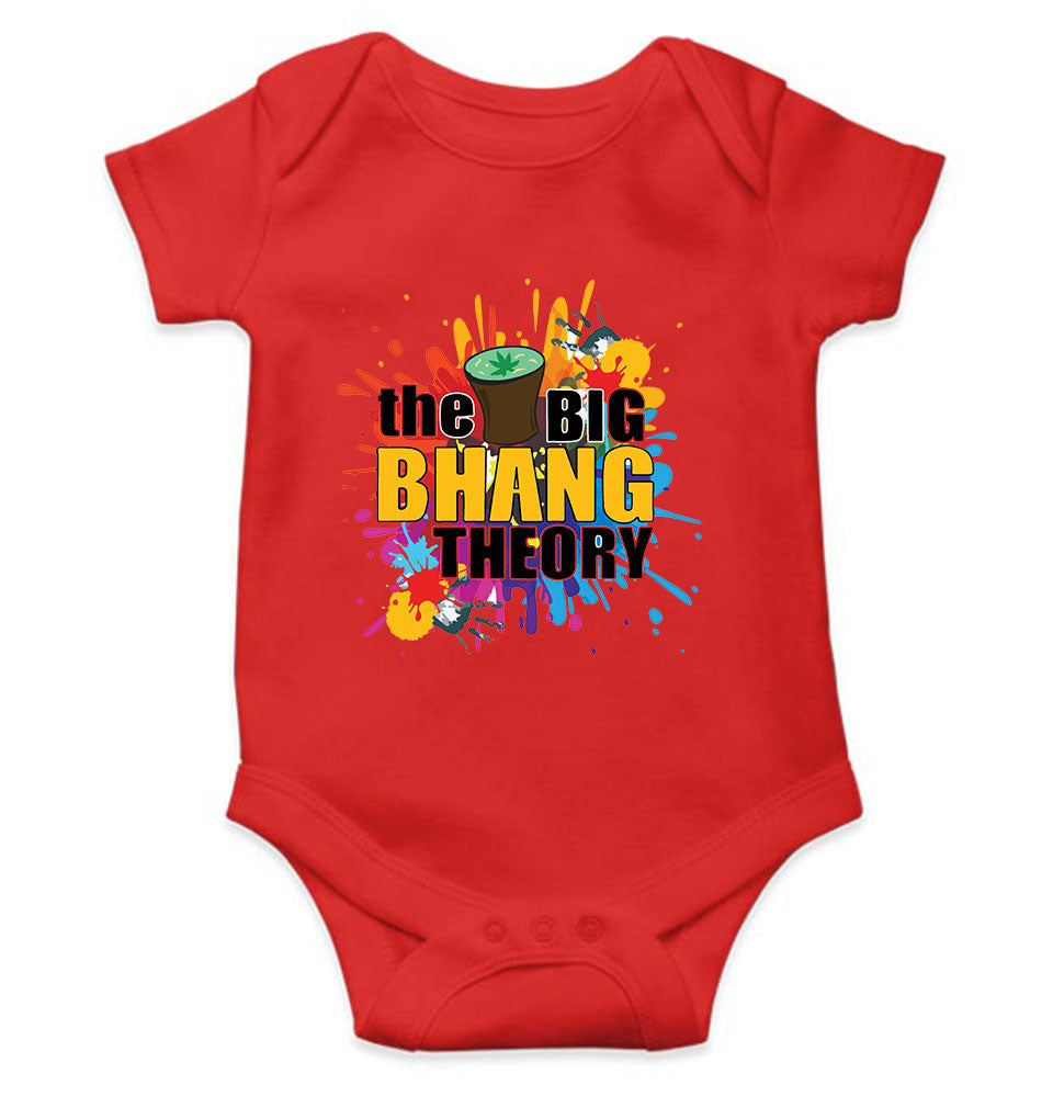 The Big Bhang Theory Holi Rompers for Baby Boy - KidsFashionVilla