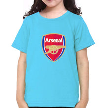 Load image into Gallery viewer, Arsenal Half Sleeves T-Shirt For Girls -KidsFashionVilla

