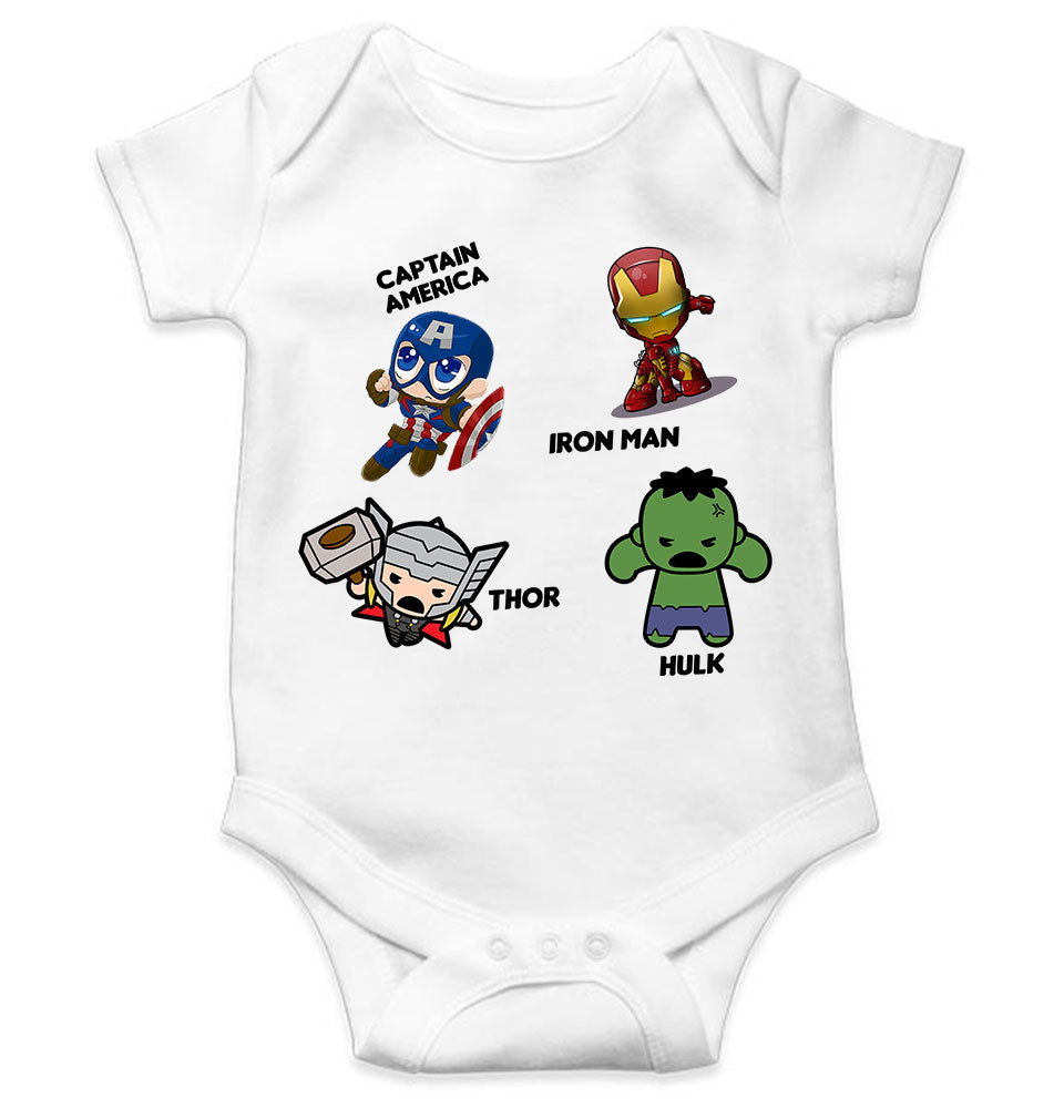 Super Heros Rompers for Baby Boy- KidsFashionVilla