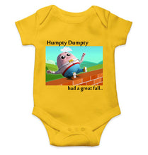 Load image into Gallery viewer, Humpty Dumpty Poem Rompers for Baby Boy- KidsFashionVilla
