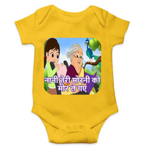 Load image into Gallery viewer, Nani Teri Morni Poem Rompers for Baby Boy- KidsFashionVilla
