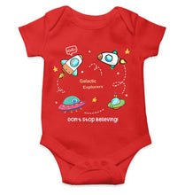 Load image into Gallery viewer, Spaceships Rompers for Baby Girl- KidsFashionVilla
