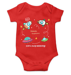 Spaceships Rompers for Baby Girl- KidsFashionVilla