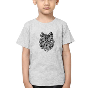 WOLF Half Sleeves T-Shirt for Boy-KidsFashionVilla