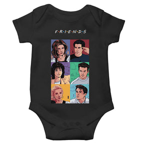 Friends Web Series Rompers for Baby Girl- KidsFashionVilla