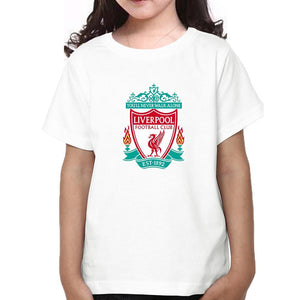 Liverpool Half Sleeves T-Shirt For Girls -KidsFashionVilla