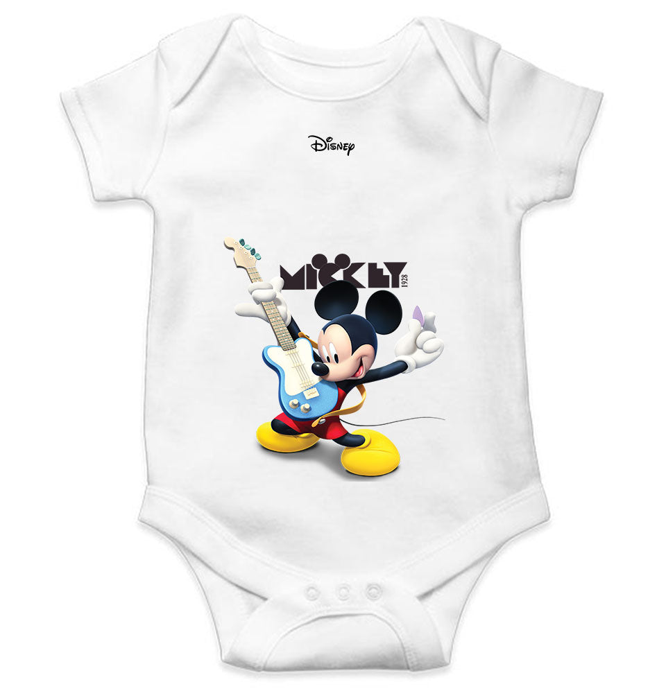 Playing Guitar Cartoon Rompers for Baby Boy- KidsFashionVilla