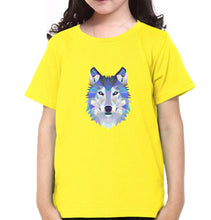 Load image into Gallery viewer, Wolf Half Sleeves T-Shirt For Girls -KidsFashionVilla
