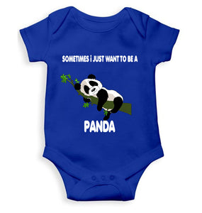 Sleeping Panda Rompers for Baby Boy- KidsFashionVilla