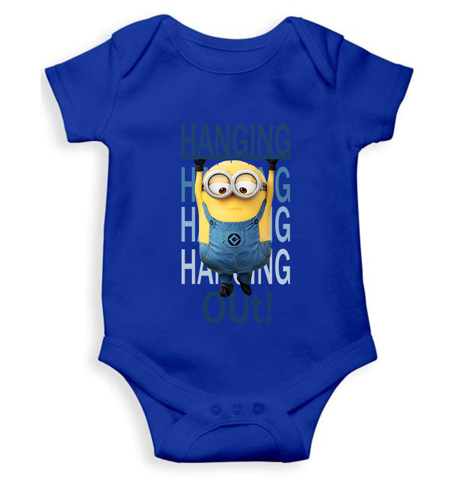 Hanging Out Minion Rompers for Baby Boy- KidsFashionVilla