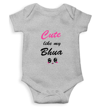 Load image into Gallery viewer, Cute Like My Bhua Rompers for Baby Girl- KidsFashionVilla

