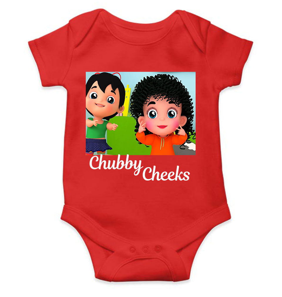 Chubby Cheeks Poem Rompers for Baby Boy- KidsFashionVilla