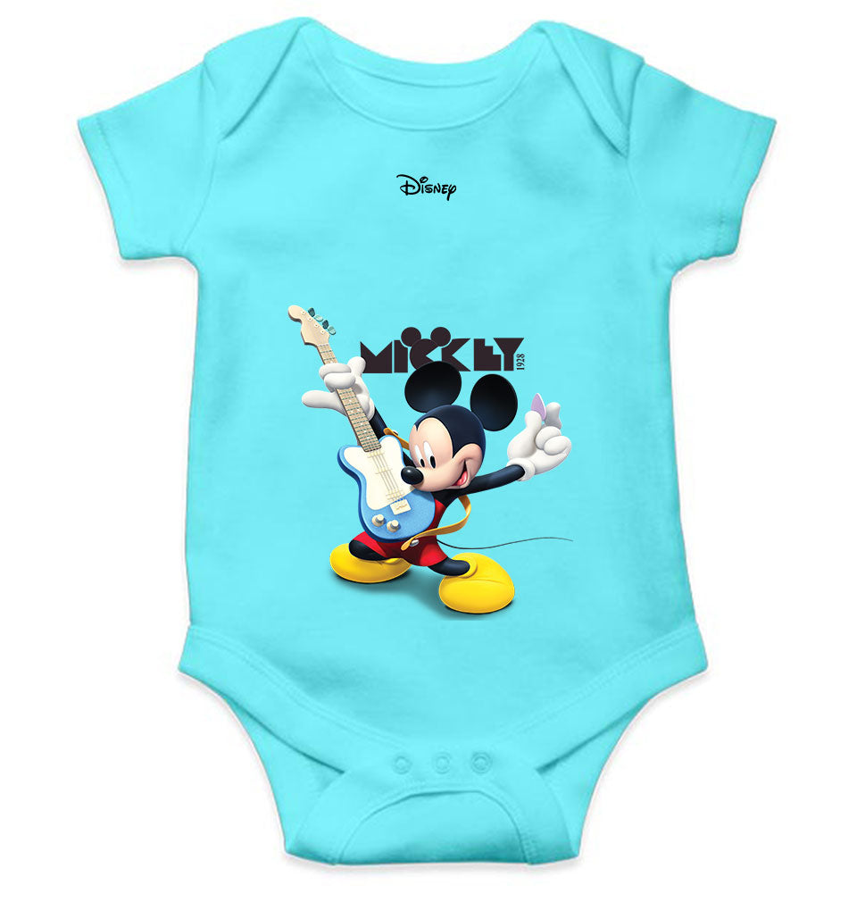 Playing Guitar Cartoon Rompers for Baby Boy- KidsFashionVilla