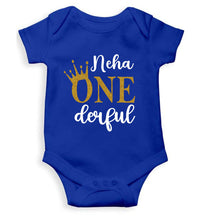 Load image into Gallery viewer, Custom Name First Birthday Rompers for Baby Girl- KidsFashionVilla
