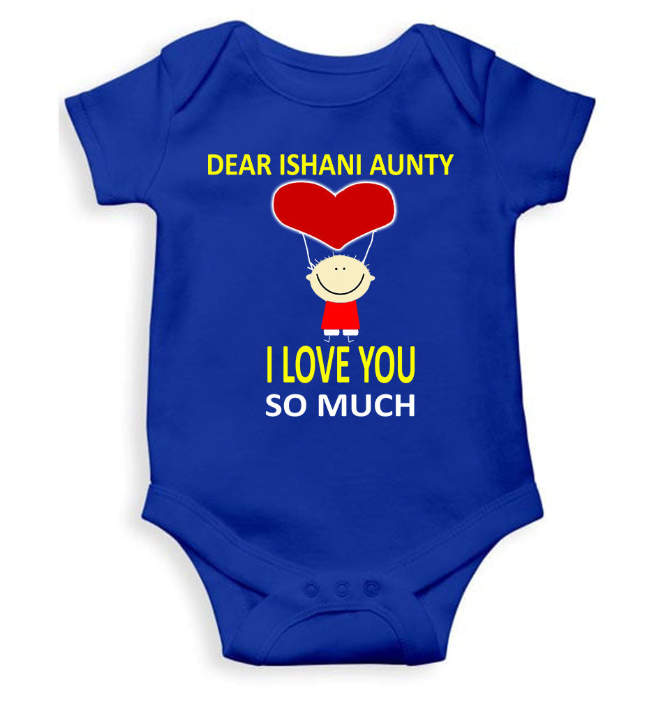 Custom Name I love My Aunty So Much Rompers for Baby Boy- KidsFashionVilla