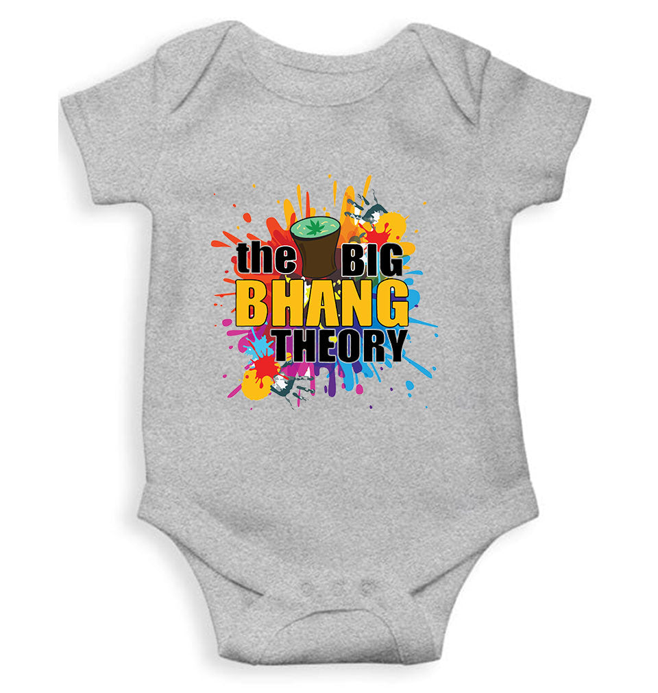 The Big Bhang Theory Holi Rompers for Baby Boy - KidsFashionVilla