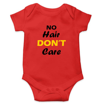 Load image into Gallery viewer, No Hair Dont Care Rompers for Baby Girl- KidsFashionVilla

